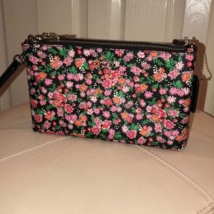 COACH NWOT PINK FLORAL CROSSBODY